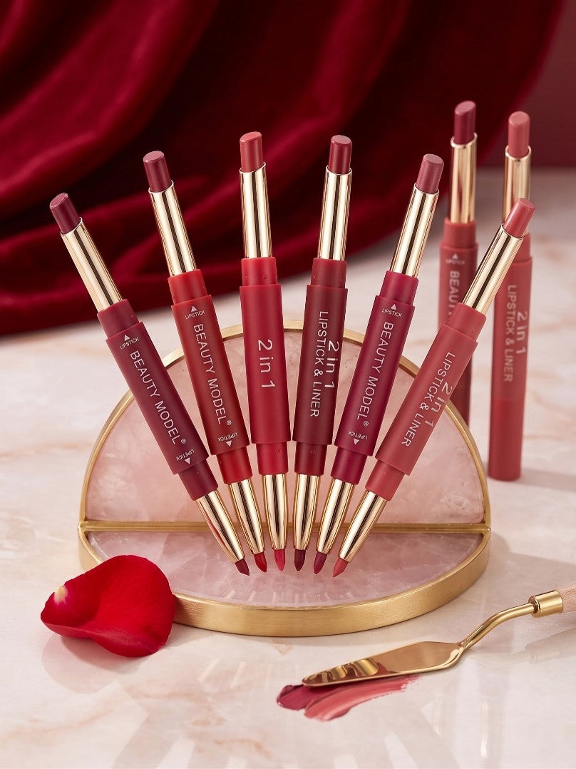 2 in 1 Lipstick and Lipliner