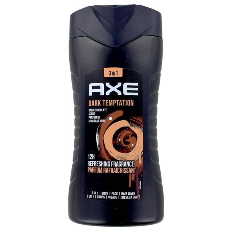 AXE Dark Temptation 3in1 Body Wash Hair, Face & Hair 250ml