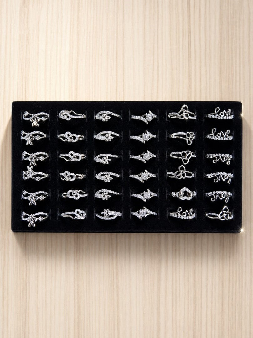 Adjustable Silver Rings for Women