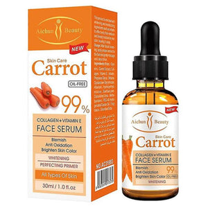 Aichun Beauty 99% Carrot Face Serum with Collagen + Vitamin E