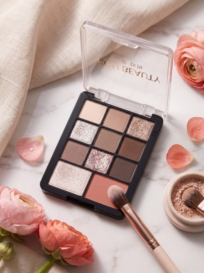 Anylady Eyeshadow, Shimmer, Blush, and Highlighter Palette
