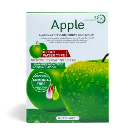 Apple Ammonia Free Black Cream Dark Brown Sachet
