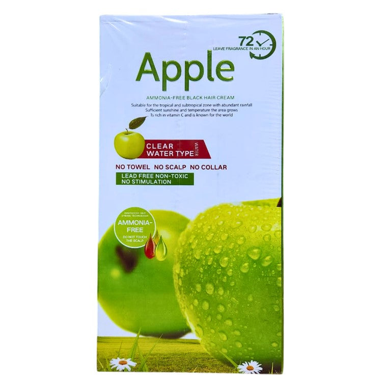 Apple Hair Color Ammonia Free Natural Black 1000ml