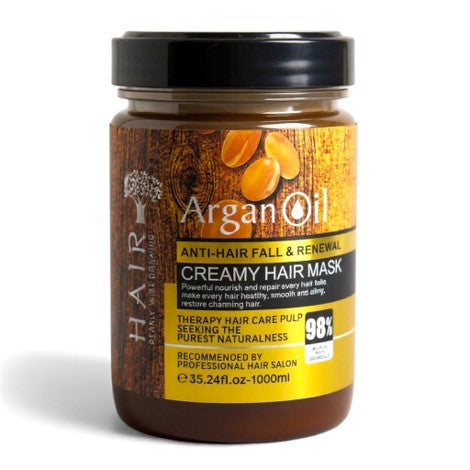Argan Oil Creamy Hair Mask Anti Hair Fall & Renewal 1000ml