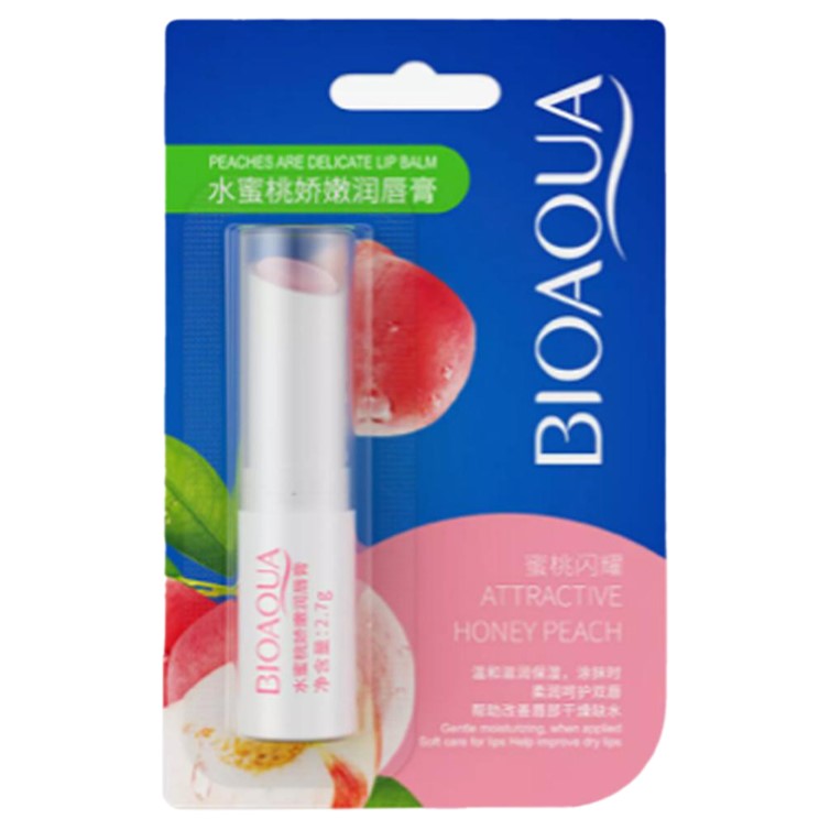 BIOAQUA Honey Peach Lip Balm