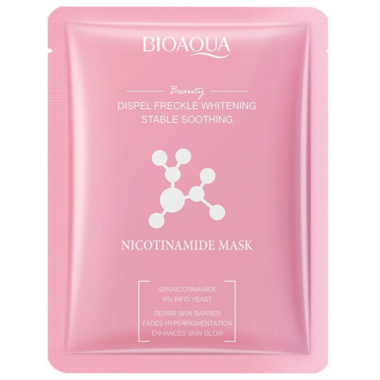 BIOAQUA Nicotinamide Facial Mask Dispel Freckle Whitening