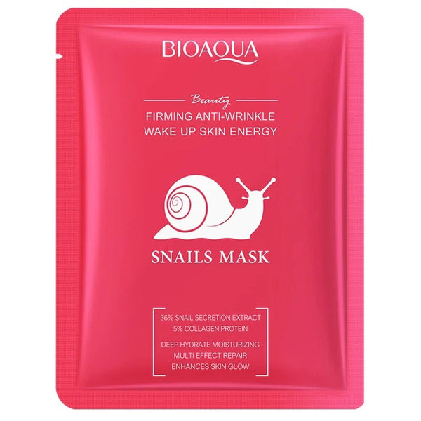 BIOAQUA Snails Facial Mask Firming Anti Wrinkle - Urban Beauty