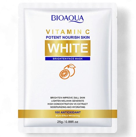 BIOAQUA White Vitamin C Brighten Face Mask Potent Nourish Skin