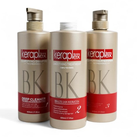 BK Keraplex Brazilian Keratin Hair Treatment 800ml X 3