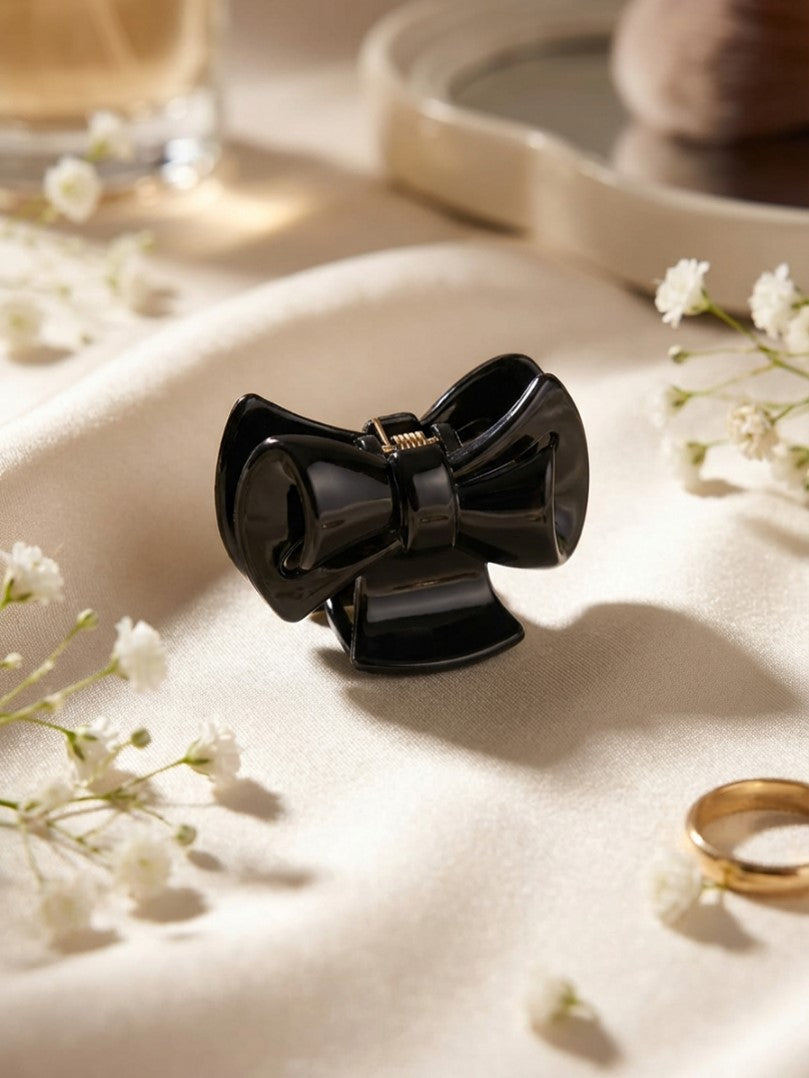 Black Mini Hair Jaw Claw Clip