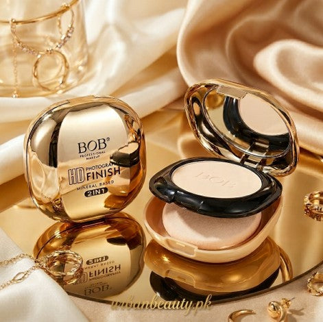 Bob HD Photography Finish Mineral Based 2 in 1 Face Powder