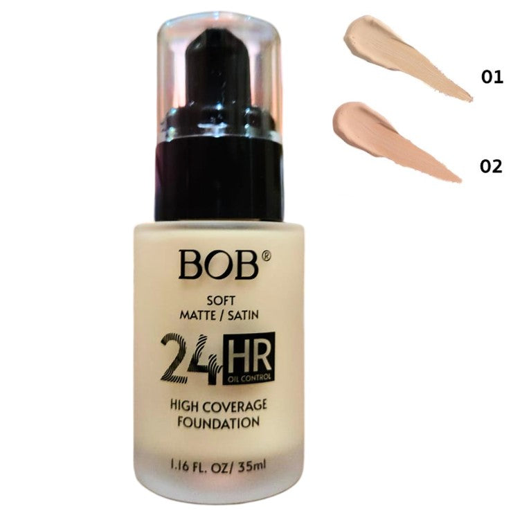 Bob Soft Matte Satin High Coverage Foundation 24 Hours