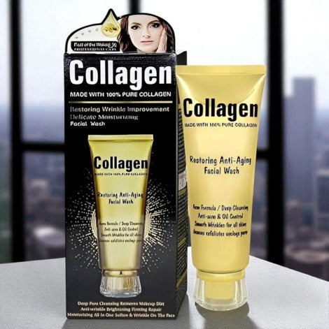 Collagen Deep Cleansing Anti Aging Anti Acne Oil Control Face Wash