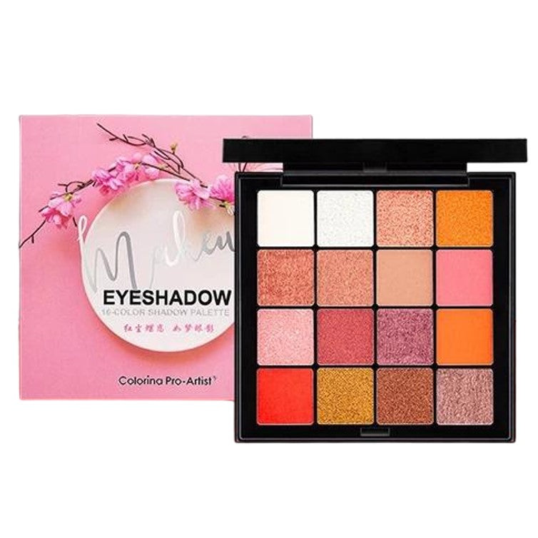 Colorina Pro-Artist Makeup 16 Colors Eyeshadow Palette 01