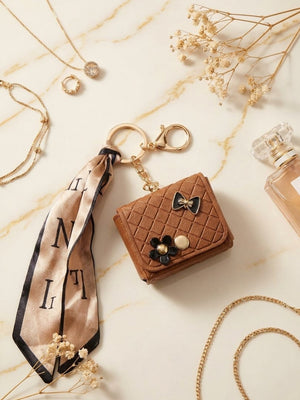 Cute Mini Wallet Bag with Keychain