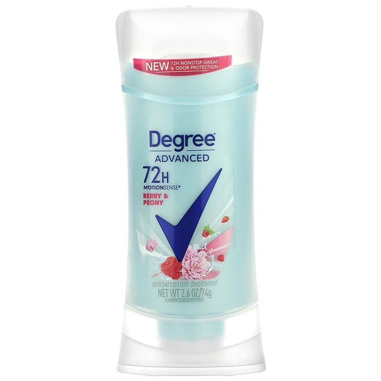 Degree Advanced Berry & Peony 72 Hour Anti Perspirant Deodorant 74g