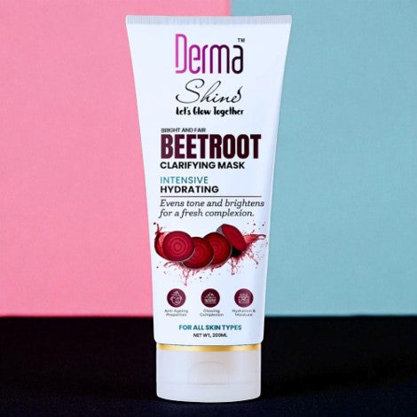 Derma Shine Bright and Fair Beetroot Clarifying Mask
