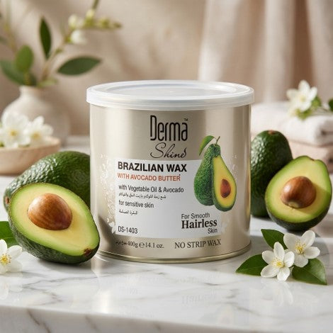 Derma Shine Brazilian Wax with Avocado Butter 400g