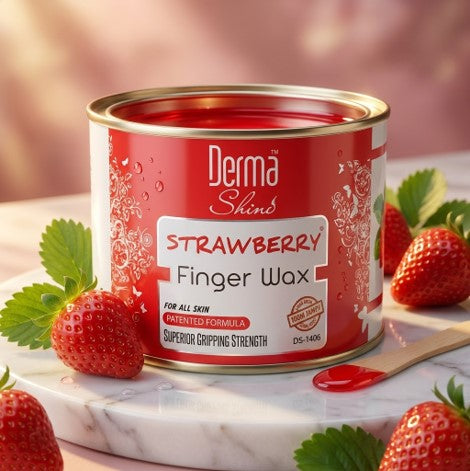 Derma Shine Strawberry Finger Wax 250g