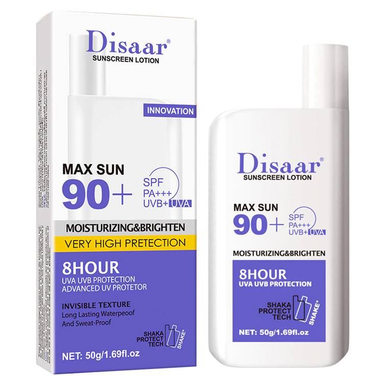 Disaar Sunscreen Lotion SPF 90+ Moisturizing & Brighten 50g