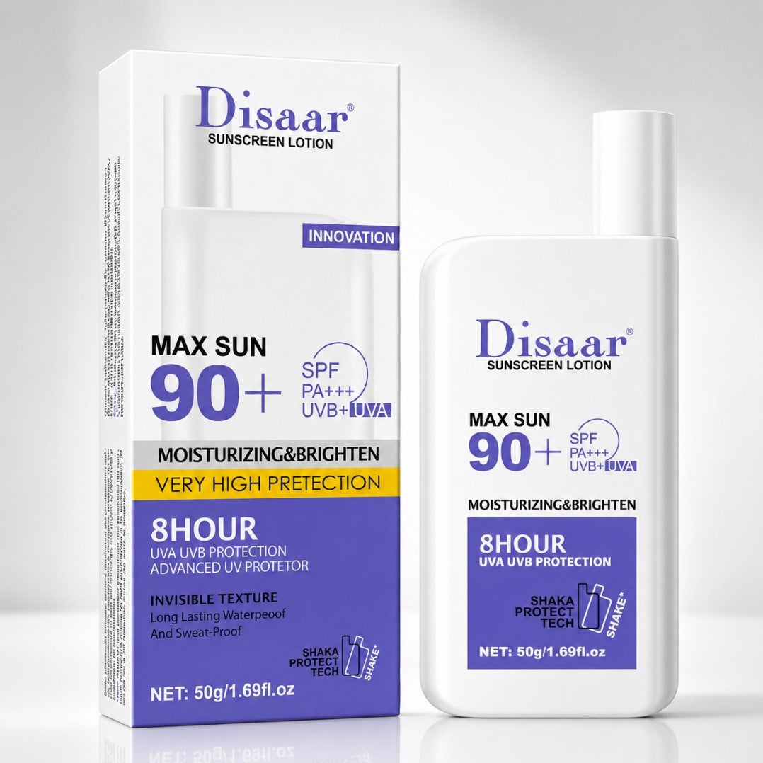 Disaar Sunscreen Lotion SPF 90+ Moisturizing & Brighten 50g