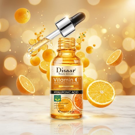 Disaar Vitamin C Whitening Face Serum with Hyaluronic Acid 30ml