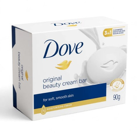 Dove Original Beauty Cream Bar for Soft Smooth Skin 90g