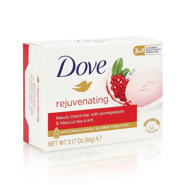 Dove Rejuvenating Beauty Cream Bar with Pomegranate & Hibiscus Tea 90g