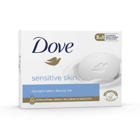 Dove Sensitive Skin Hypoallergenic Beauty Bar Moisturizing Cream 90g