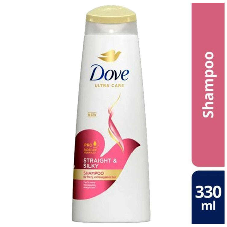 Dove Straight & Silky Shampoo for Frizzy Hair 330ml