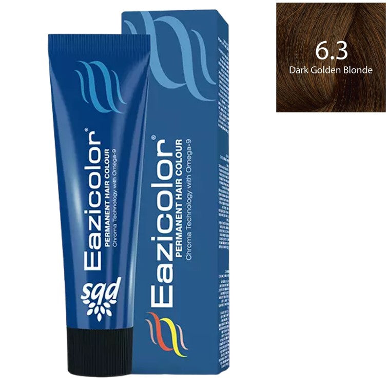 Eazicolor Professional Tube 6.3 Dark Golden Blonde 60ml