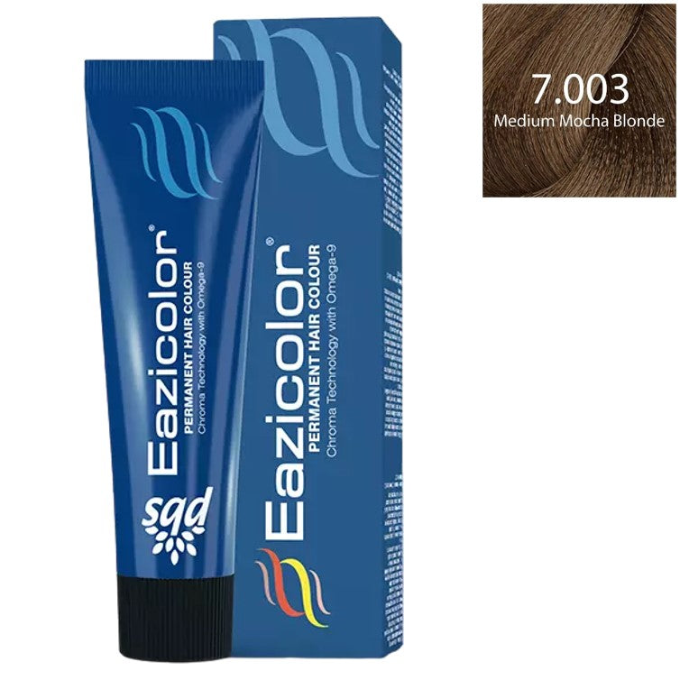 Eazicolor Professional Tube 7.003 Medium Mocha Blonde 60ml