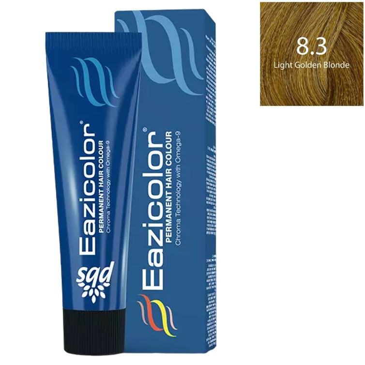 Eazicolor Professional Tube 8.3 Dark Golden Blonde 60ml