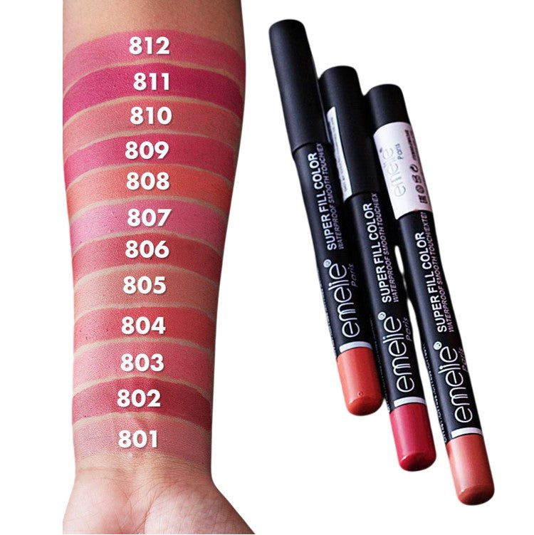 Emelie Lip & Eye Pencil (801-812)