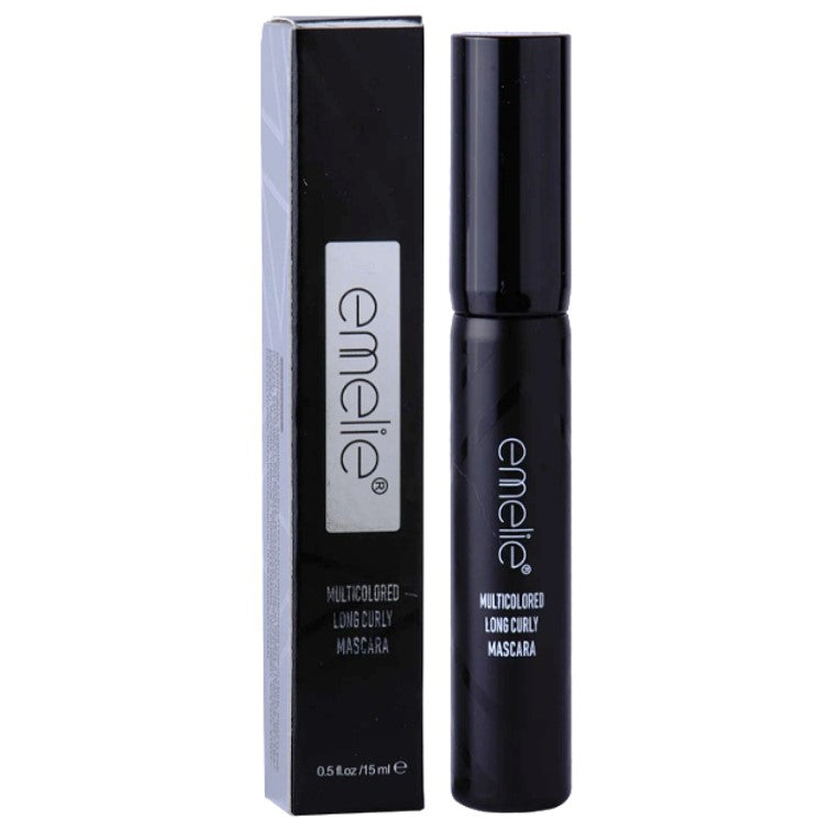 Emelie Long Curly Mascara Black