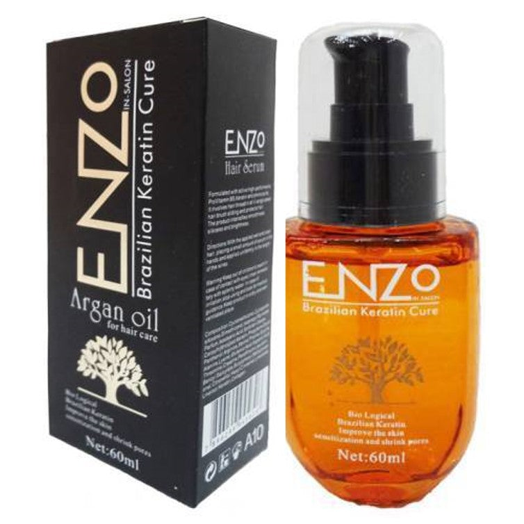 Enzo Argan Oil Brazilian Keratin hair Serum 60ml