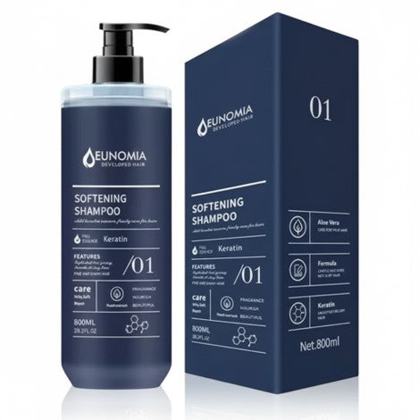 Eunomia Keratin Essence Softening Silky Soft Repair Shampoo 800ml