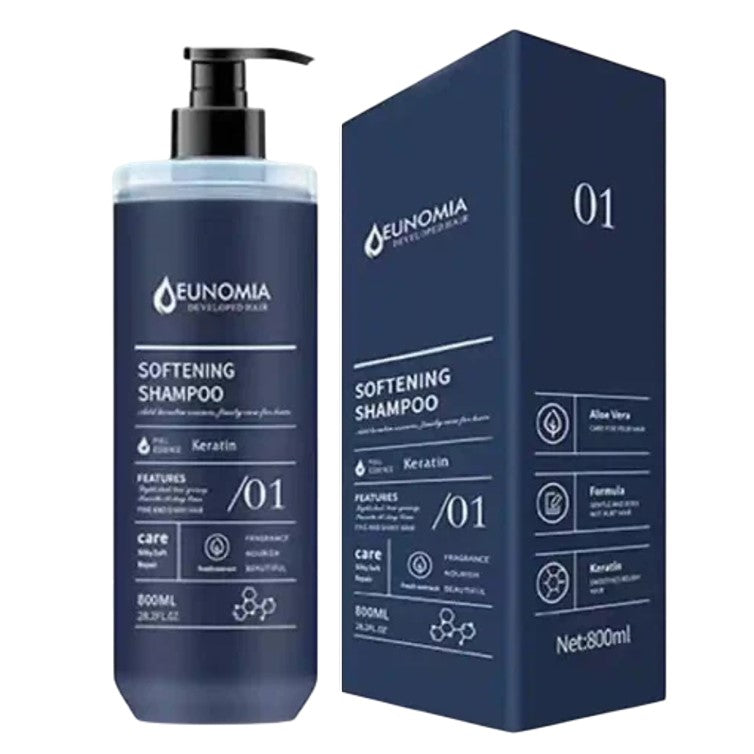 Eunomia Sulfate Free Keratin Essence Softening Silky Soft Repair Shampoo 800ml