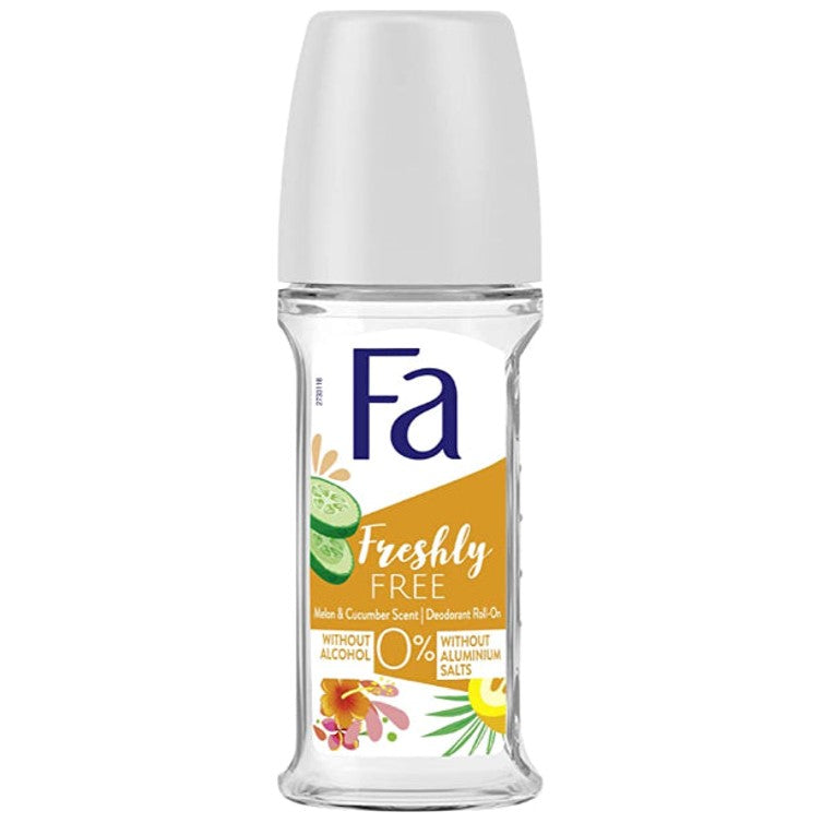 FA Roll on Deodorant Freshly Free Cucumber & Melon - Urban Beauty