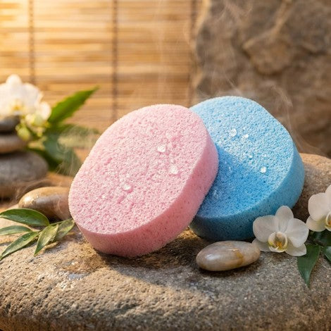 Facial Cleansing & Makeup Remover Sponge (Pack of 2)