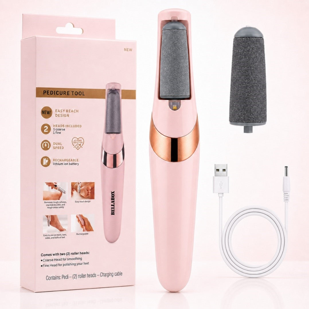 Flawless Pedi Electronic Pedicure Tool with 2 Heads