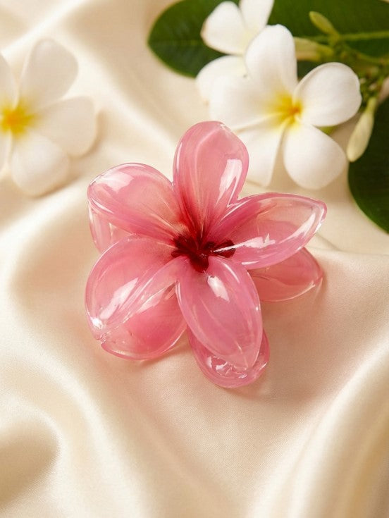 Flower Hair Claw Clip Fancy Korean Style Elegant