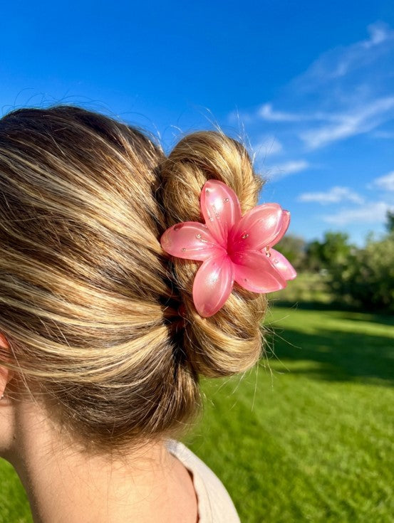 Flower Hair Claw Clip Fancy Korean Style Elegant