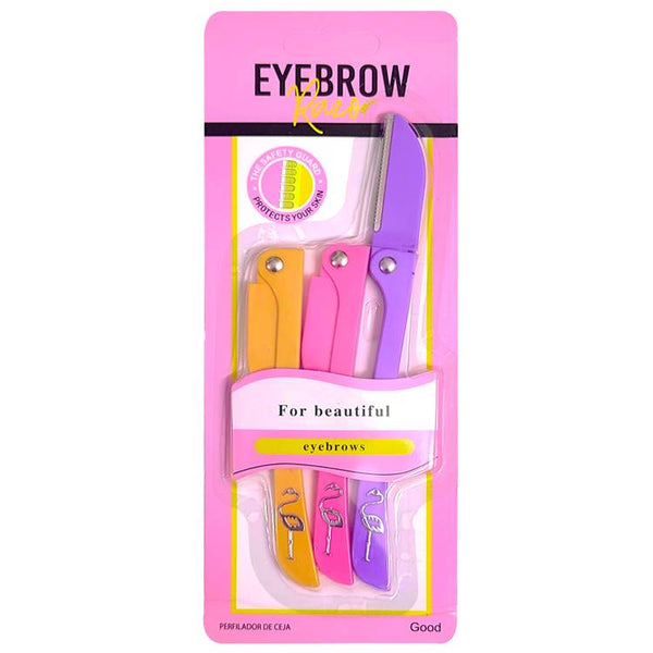 Eb Eyebrow Razor Order Foldable Eyebrow Razor (Pack of 3) - Urban Beauty
