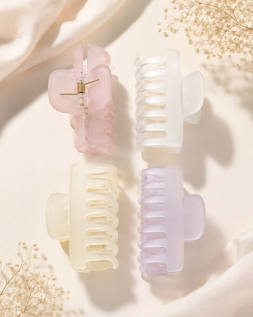 Frosted Matte Hair Claw Clip