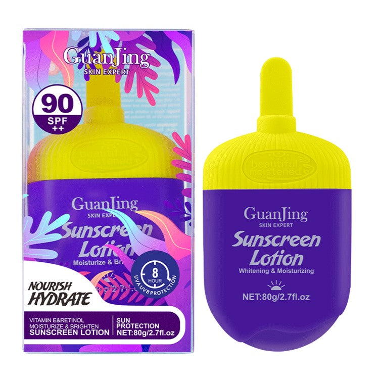 GUANJING Sunscreen Lotion SPF 90 Retinol & Vitamin E 80g