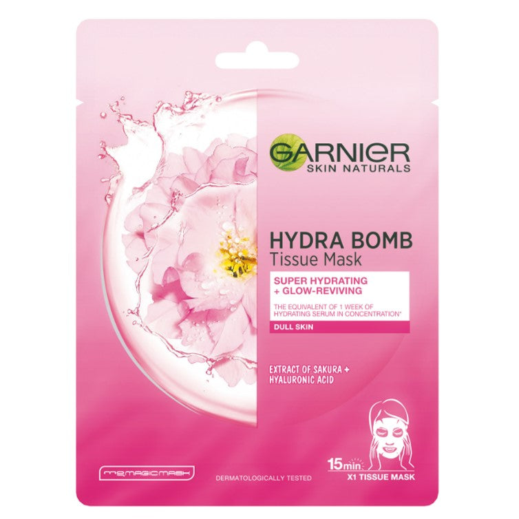 Garnier Hydra Bomb Tissue Mask Super Hydrating Glow Reviving