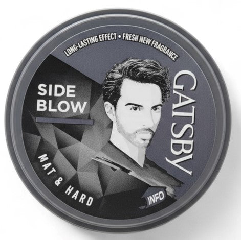 Gatsby Side Blow Mat & Hard Styling Hair Wax 75g
