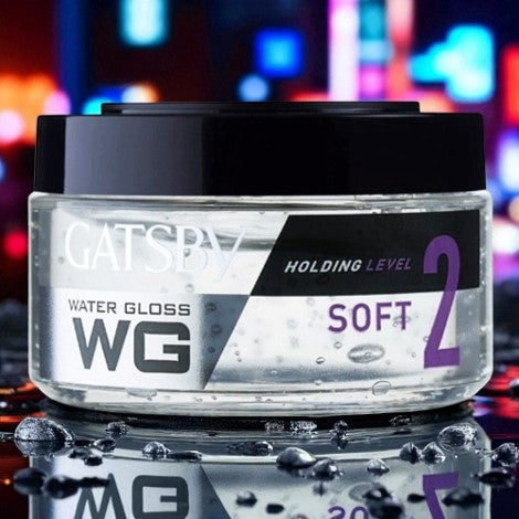 Gatsby Water Gloss Holding Level 2 Hard Hair Gel 150g