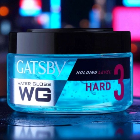Gatsby Water Gloss Holding Level 3 Hard Hair Gel 150g